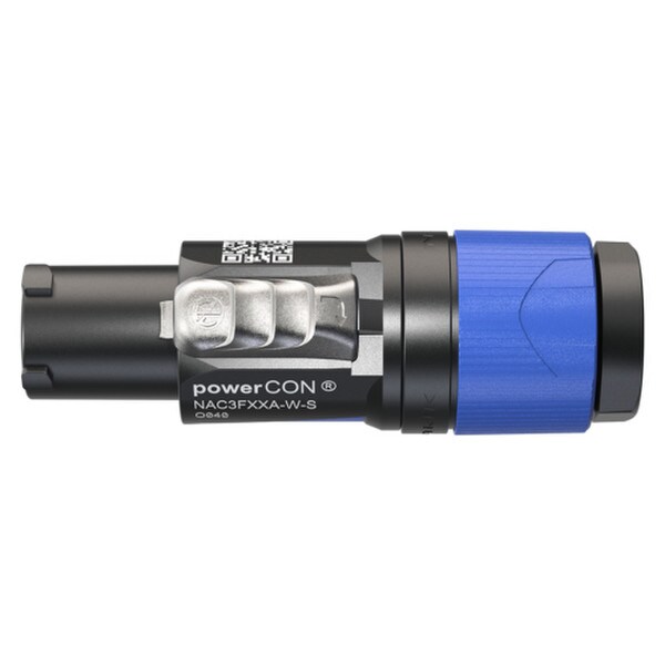 Main product image for Neutrik NAC3FXXA-W-S powerCON XX Series Cable End Power In Blue 6-12mm Small Chuck092-36000